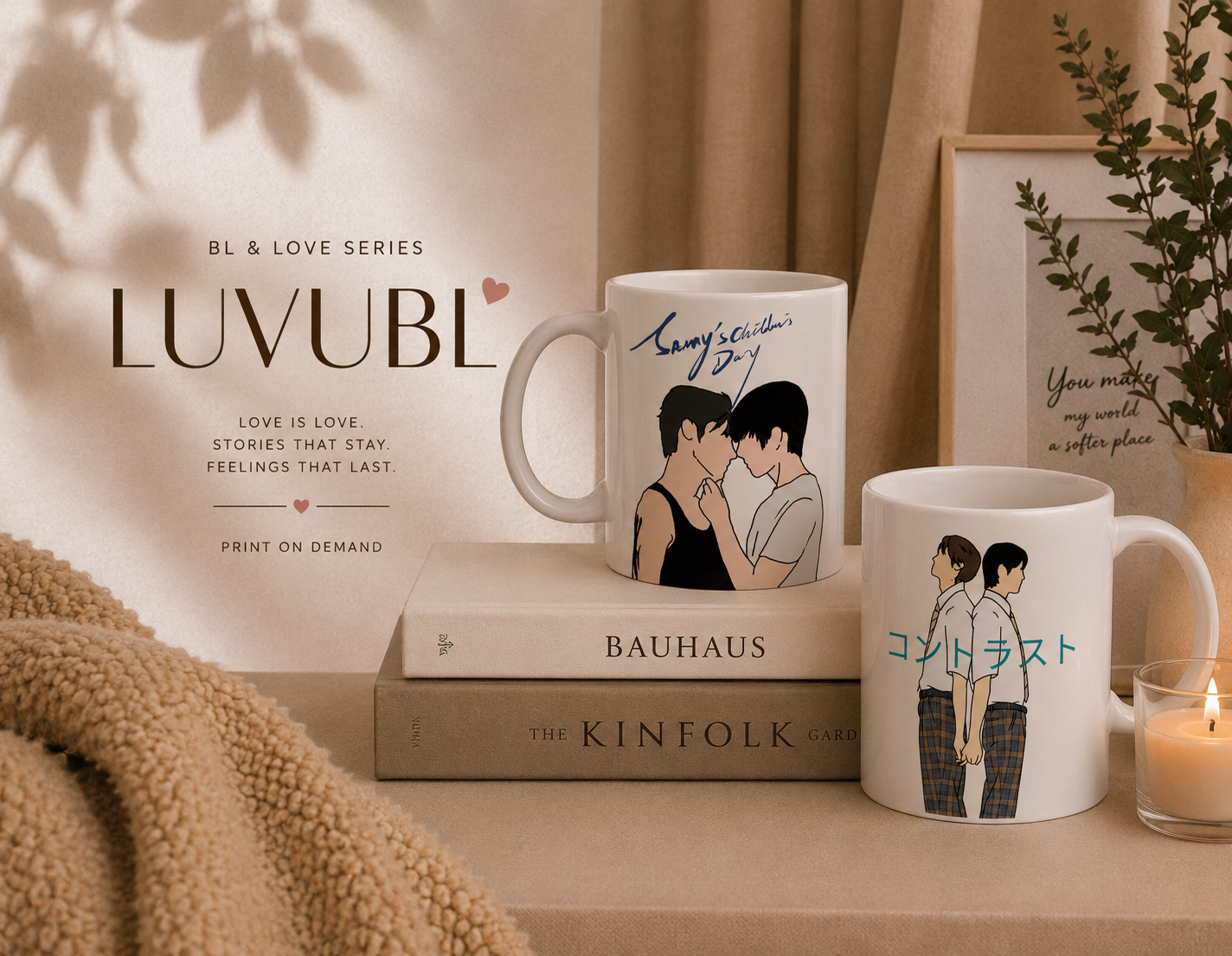 Sammy's Children's Day C-Drama Romance Ceramic Mug | Yanchao He Changxi He Couple Art