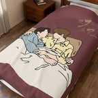 Double Helix Chinese BL Drama Velveteen Plush Blanket | Ayden Sng Lyu Sitong Lu Feng Yichen