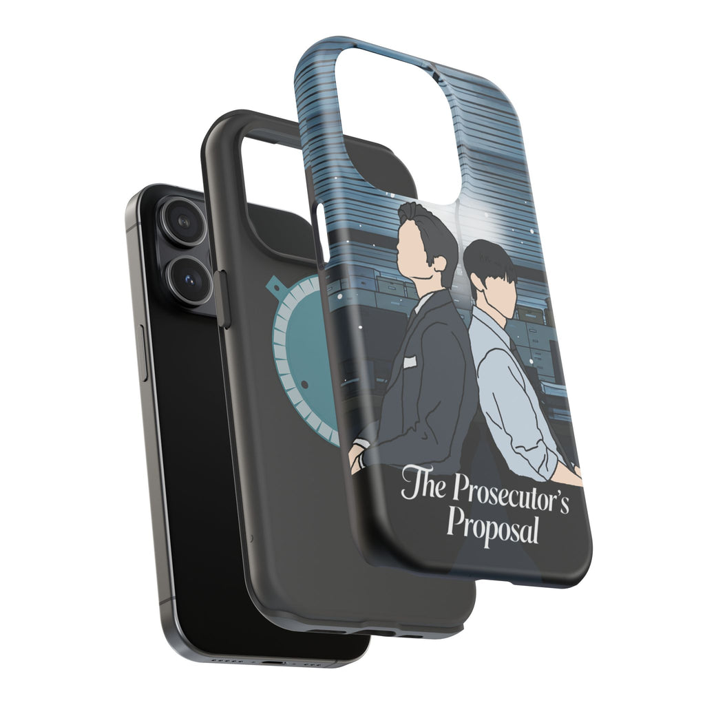 The Prosecutor's Proposal BL K-Drama Fan Art Print | Park Si Woo x Kim Yoon Sik | Boys Love Korean Drama iPhone Case