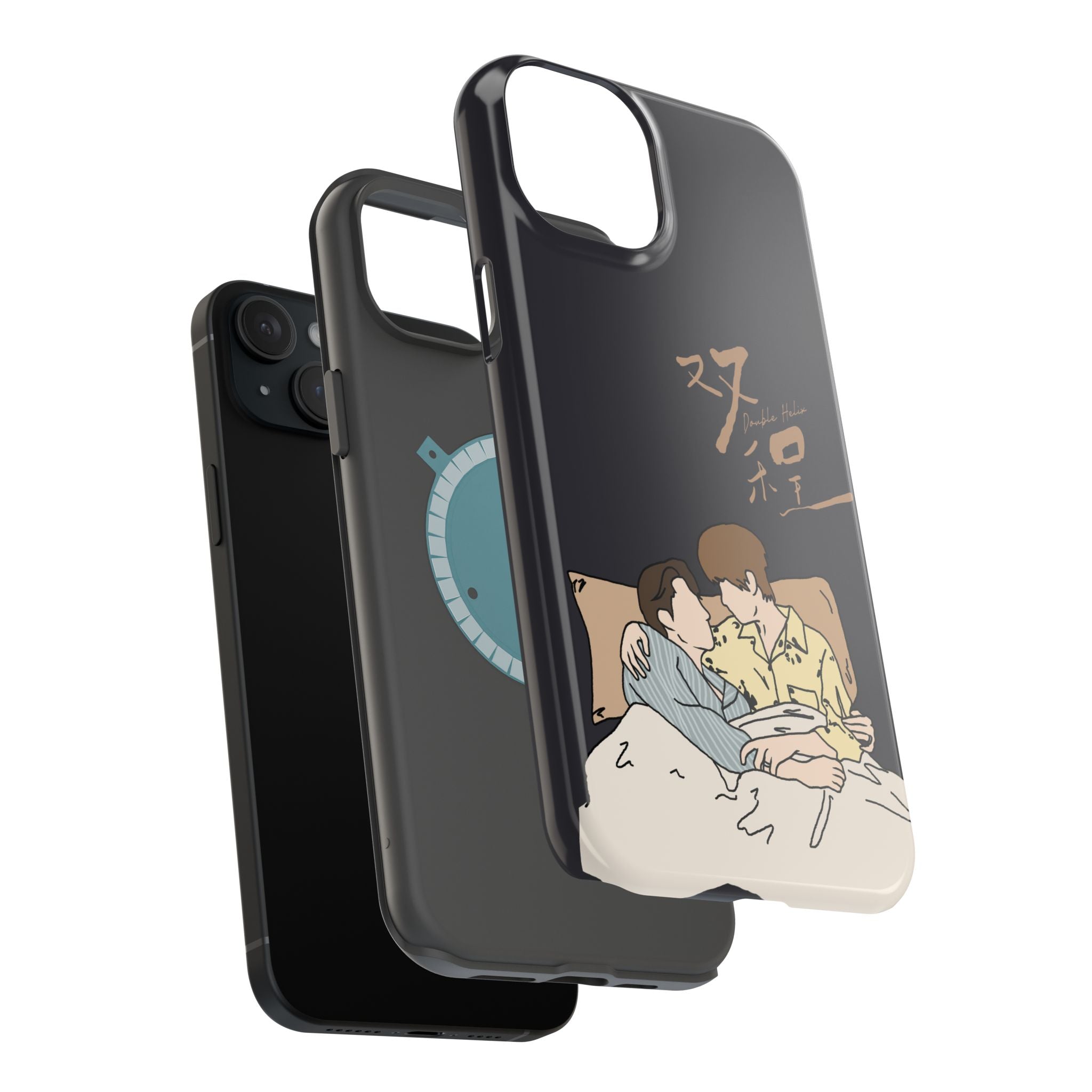 Double Helix Ayden & Lyu Sitong Phone Case — C-Drama BL Lu Feng Yichen Cute Magnetic Impact-Resistant Case