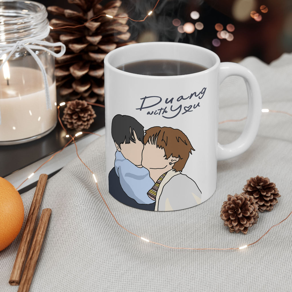 TeeTeepor Duang With You fanart Mug Thai BL drama DMD series