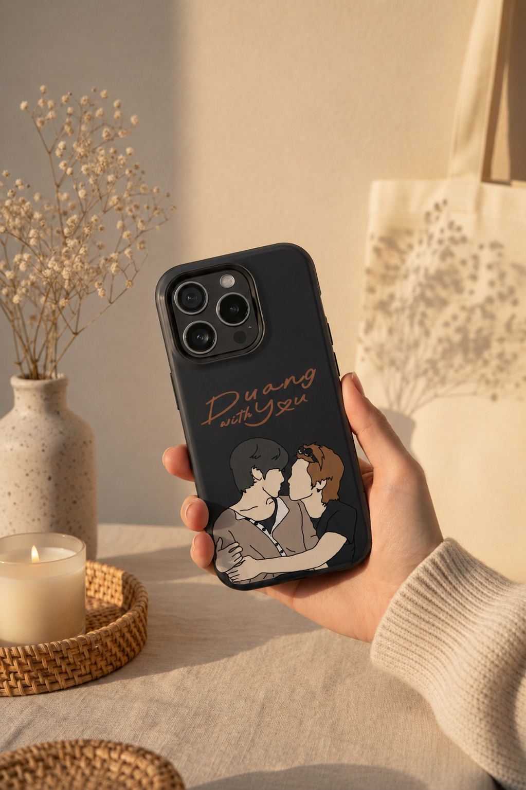 Duang With You Magnetic Impact-Resistant Phone Case | TeeTeePor Fanart DMD Thai BL Drama Couple