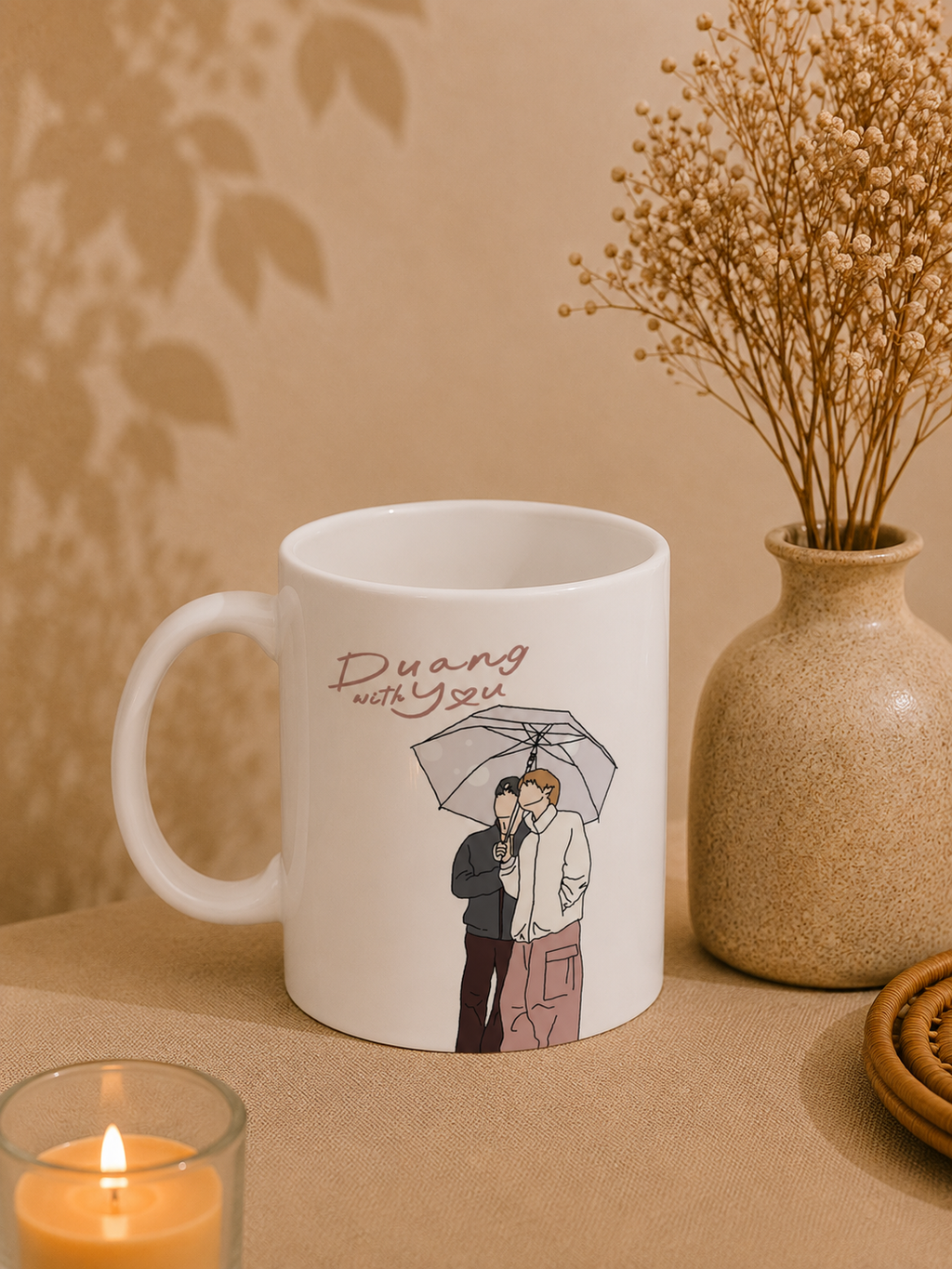 TeeTeepor Couple Duang With You Mug | Thai BL drama DMD series