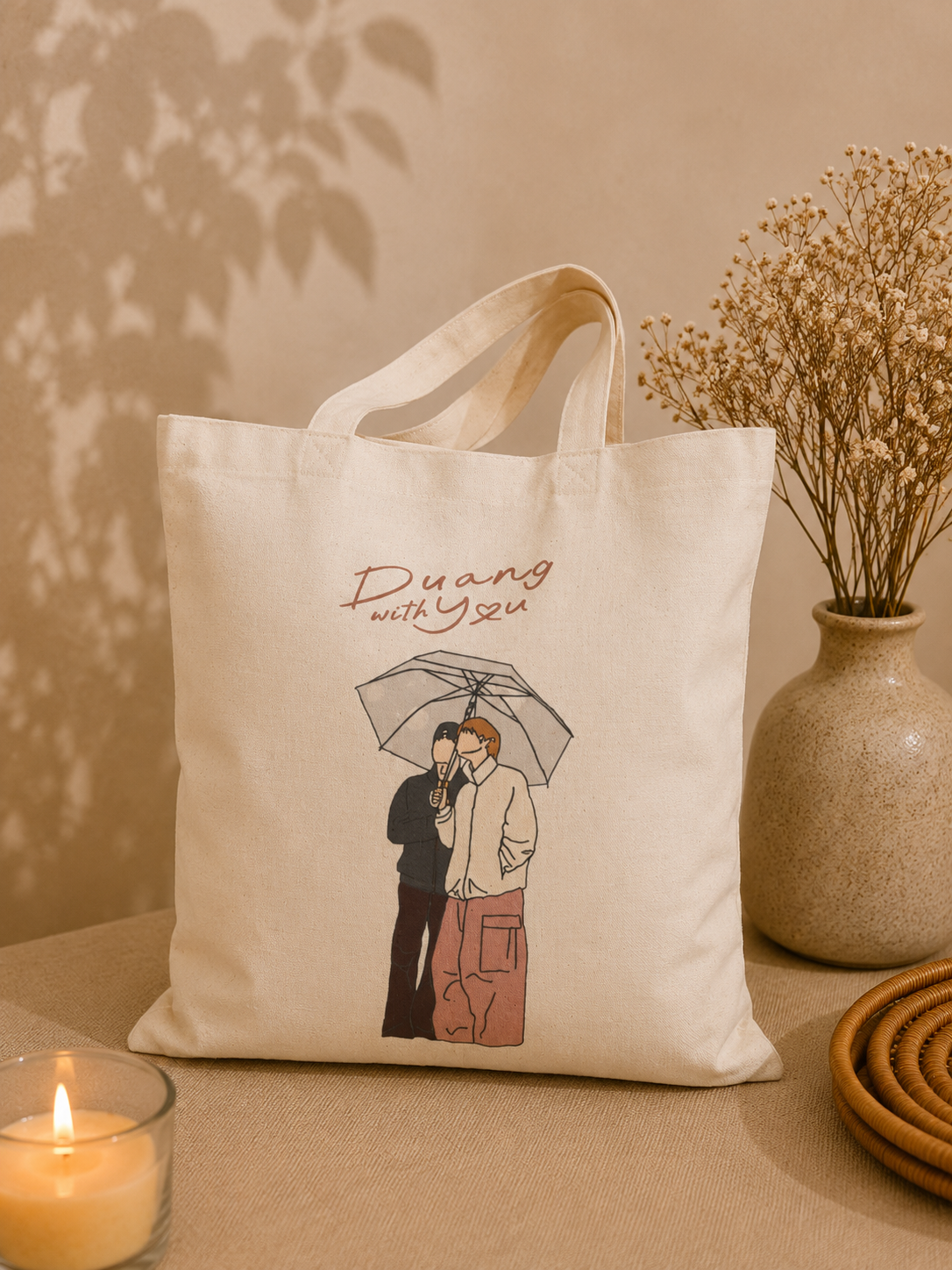 Duang With You Umbrella fanart Tote Bag | NorthOtto JamieMars DMD Thai BL drama