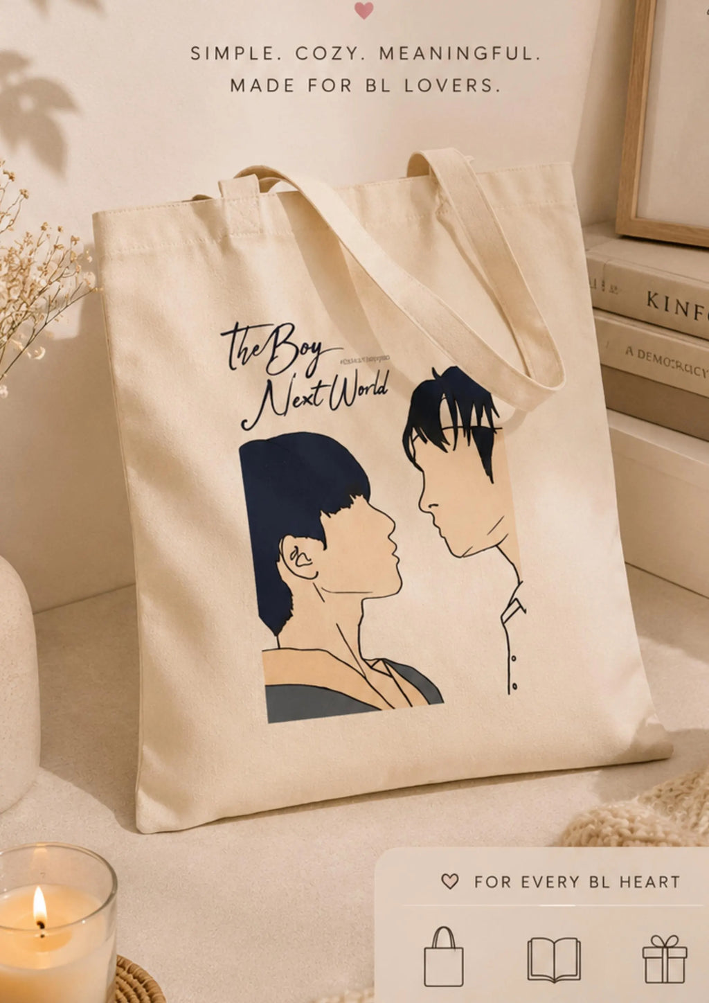 The Boy Next World BL Series, Boss x Noeul, Thai Drama Gift, BL Bag