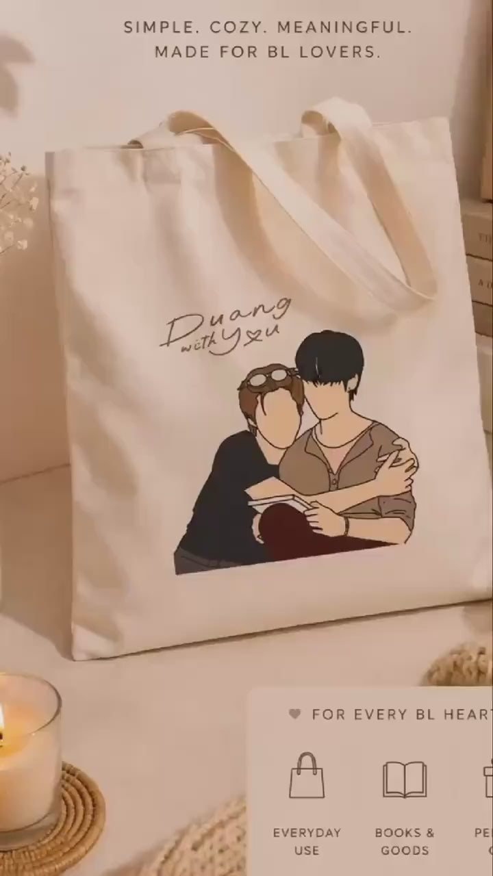 Duang With You fanart Tote Bag NorthOtto JamieMars DMD Thai BL drama