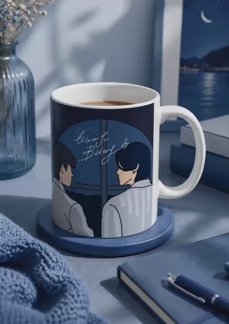 Wooju Bakery Mug Thai Korean BL series Jeff Satur Barcode